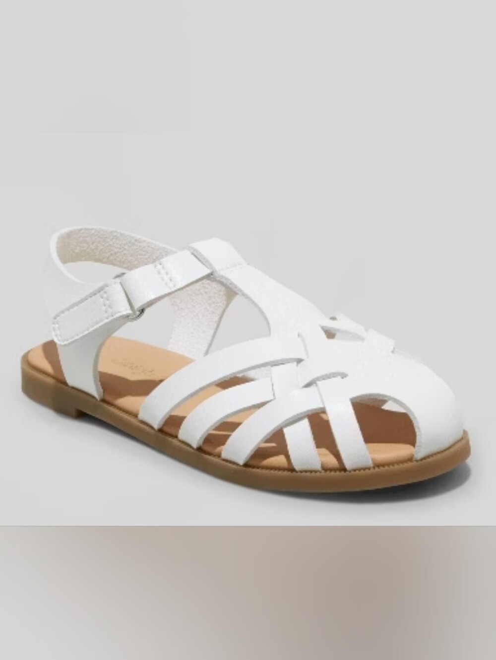 Cat & Jack White Kids Fisherman Sandals - Unbranded